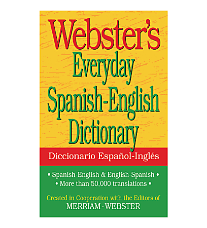 Federal Streets Press Webster's Everyday Spanish-English Dictionary Paperback Edition