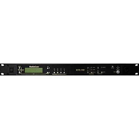 RTS Single-Channel UHF Synthesized Wireless Intercom Base Station - Cable - Rack-mountable, Desktop