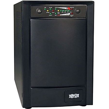 Tripp Lite UPS Smart Online 750VA 600W Tower 100V/110V/120V USB DB9 SNMP RT - 750VA/600W - 4 Minute Full Load - 6 x NEMA 5-15R