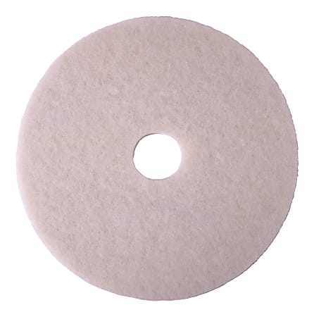 Niagara 4100N Polishing Pads, 15", White, Pack Of 5 Pads