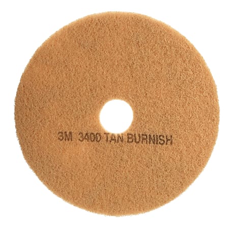3M™ Niagara 3100N Burnish Floor Pads, 21", Tan, Pack Of 5 Pads
