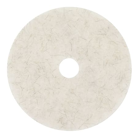 Niagara 3300N Natural Burnishing Pads, 21", White, Pack Of 5 Pads