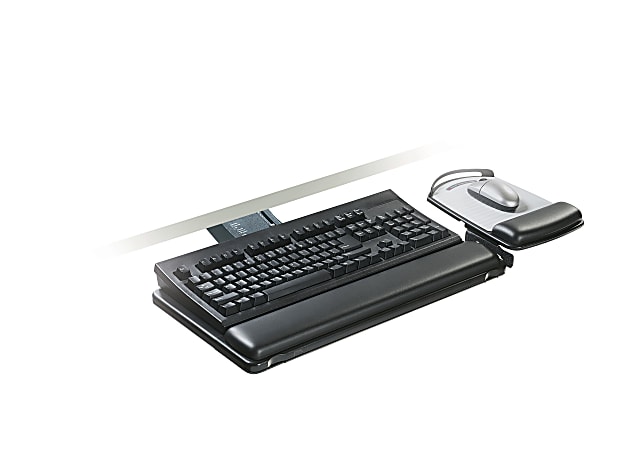 3M AKT170LE Adjustable Keyboard Tray - 23" Height x 26.5" Width x 8" Depth - 1