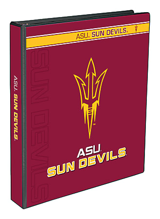 Markings by C.R. Gibson® Round-Ring Binder, 1" Rings, Arizona State Sun Devils