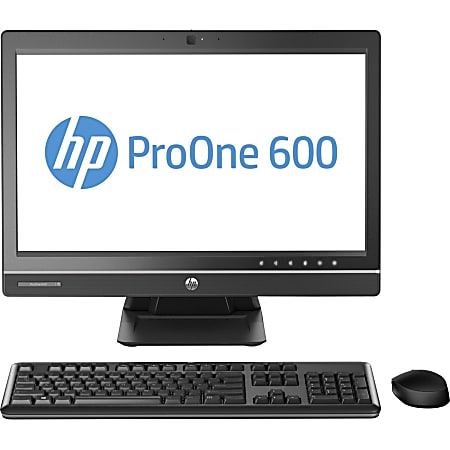 HP ProOne 600 G1 All-In-One PC, 21.5" Screen, Intel® Core™ i3, 4GB Memory, 500GB Hard Drive, Windows® 7
