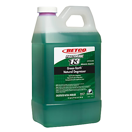 Betco® Green Earth® Natural Degreaser, 2 Liter Bottle, Case Of 4
