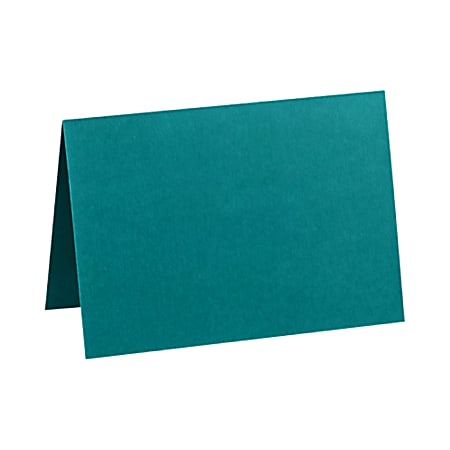 LUX Folded Cards, A6, 4 5/8" x 6 1/4", Teal, Pack Of 500