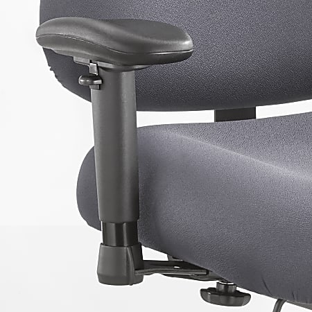 Safco® Optimus Chair Arm Kit, Black, Set Of