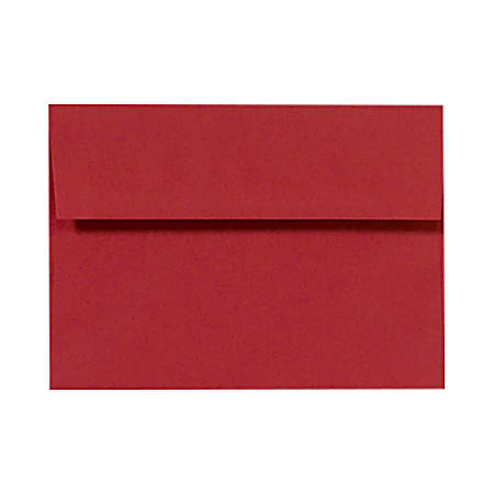 LUX Invitation Envelopes, A9, Peel & Press Closure, Ruby Red, Pack Of 250