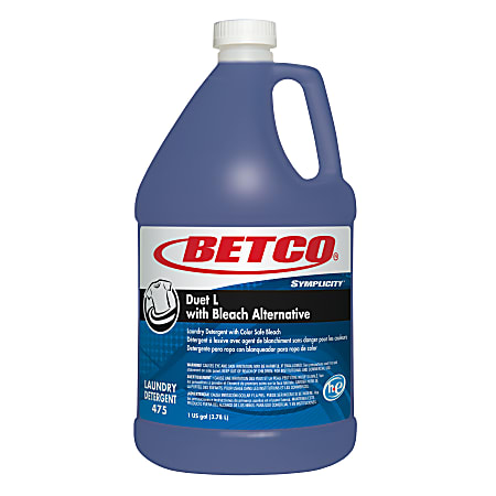 Betco® Symplicity™ Duet L Detergent With Bleach Alternative, Fresh Scent, 128 Oz Bottle