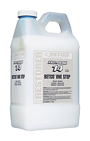 Betco® 1 Step Floor Finish Restorer, Lemon, 67.6 Oz Bottle, Case Of 4