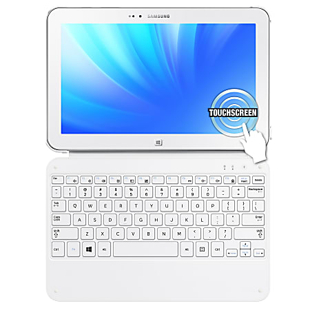 Samsung ATV Tab 3 Convertible PC 10.1" Touch-Screen Display & Intel® Atom Processor, White