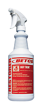 Betco® Easy Task Spray Buff Floor Cleaner, 37.33 Oz Bottle, Case Of 12