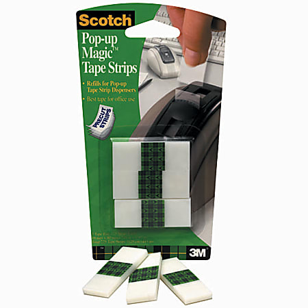 Scotch® Pop-Up Magic™ Tape Dispenser Refill, 810 Magic™, Pack Of 3