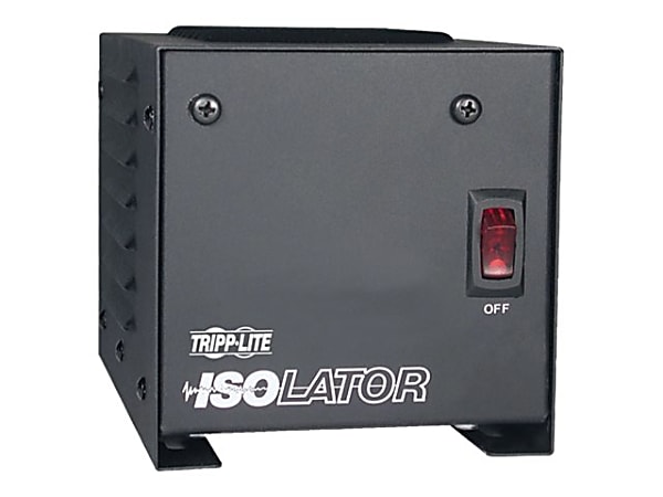 Tripp Lite 250W Isolation Transformer 120V 2 Outlet 6ft Cord TAA GSA - Surge protector - AC 120 V - 250 Watt - output connectors: 2 - white