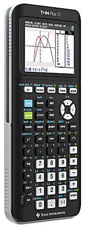 Texas Instruments TI-84 Plus Graphics Calculator Black GOOD Office Product 