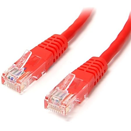 StarTech.com Cat5e Molded UTP Patch Cable, 6', Red
