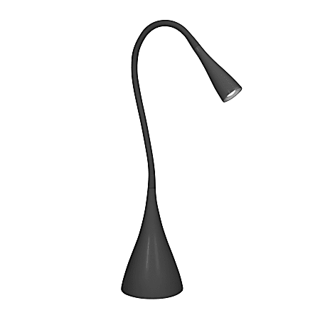 Lumisource LED Desk Lamp, 6"H, Black Shade/Black Base