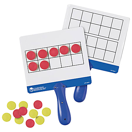 Learning Resources® Magnetic 10-Frame Answer Write-And-Wipe Board