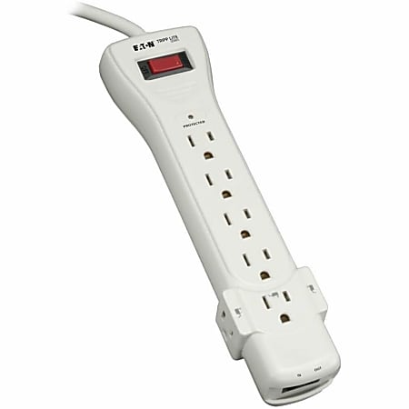 Eaton Tripp Lite Series Surge Protector Power Strip 120V 7 Outlet RJ11 12' Cord 1080 Joules - Surge protector - SUPER6TEL12