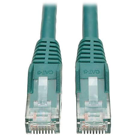 Eaton Tripp Lite Series Cat6 Gigabit Snagless Molded UTP Ethernet Cable Rj45 M M Poe Orange 50 Ft 15 24 M