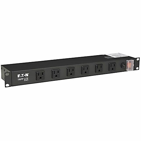 Tripp Lite 1U Rack-Mount Power Strip with 12 Right-Angle Outlets