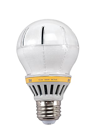 3M™ Advanced A19 LED Light Bulb, 10 Watts, Soft White