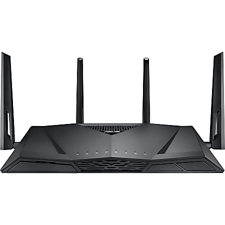 Asus RT-AC3100 Wi-Fi 5 IEEE 802.11ac Ethernet Wireless Router - 2.40 GHz ISM Band - 5 GHz UNII Band - 4 x Antenna(4 x External) - 387.50 MB/s Wireless Speed - 4 x Network Port - 1 x Broadband Port - USB - Gigabit Ethernet - VPN Supported - Desktop