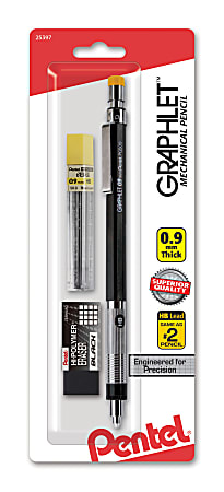 Pentel® Graphlet™ Mechanical Pencil with Lead and Eraser