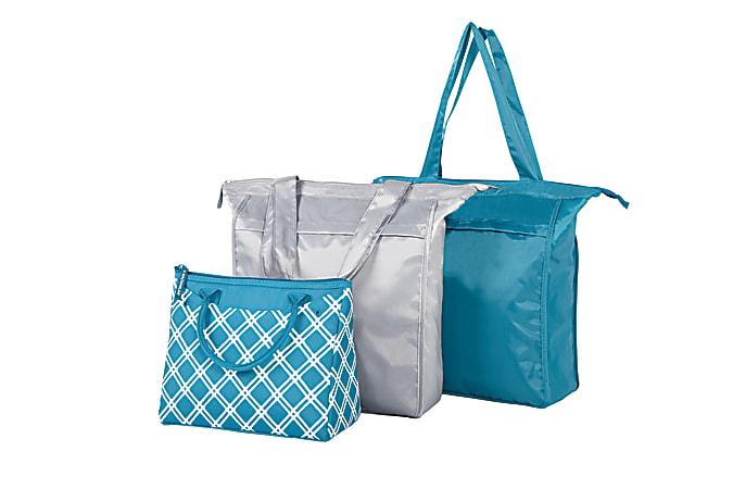 Rachael Ray Richmond Lunch Bag & Market Tote Combo, Set Of 3