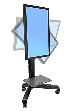 Ergotron® Neo-Flex® Mobile MediaCenter VHD Display Stand, Black