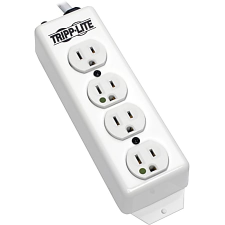 Tripp Lite 4-Outlet Power Strip with Hospital-Grade Plug & Receptacles