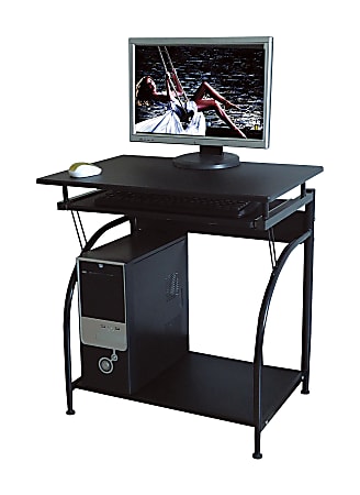 Comfort Products Stanton Computer Desk, Black