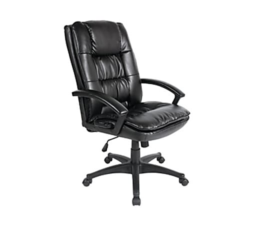 Comfort Products Relaxzen Bonded Leather Massage Chair Black