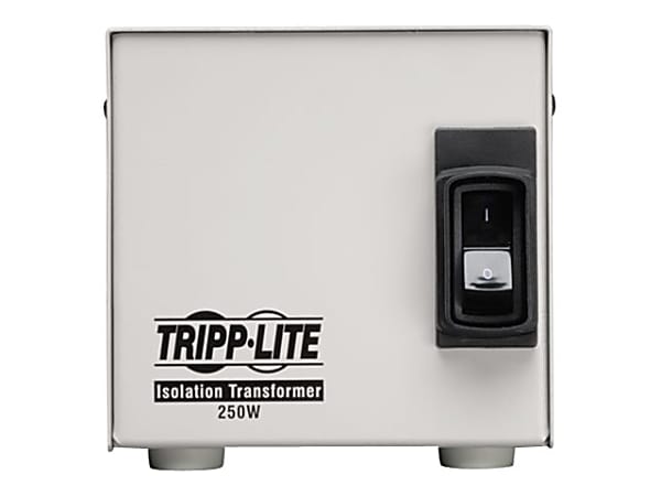 Tripp Lite 250W Isolation Transformer Hospital Medical with Surge 120V 2 Outlet HG TAA GSA - Transformer - AC 120 V - 250 Watt - output connectors: 2