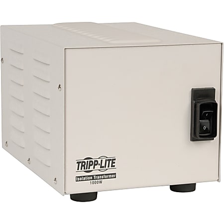 Tripp Lite 1000W Isolation Transformer Hopsital Medical with Surge 120V 4 Outlet 10ft Cord HG TAA GSA - Receptacles: 4 x NEMA 5-15R - 680J
