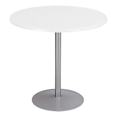 Safco® Entourage™ Table Base, Round, Silver