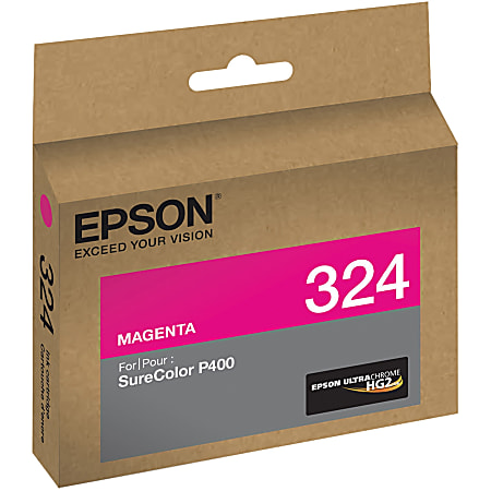 Epson UltraChrome 324 Original Inkjet Ink Cartridge - Magenta - 1 Each - Inkjet - 1 Each