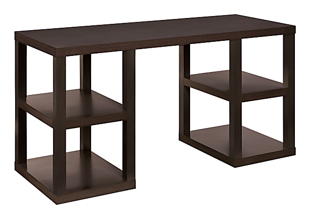 Ameriwood™ Home Deluxe Parsons 60"W Computer Desk, Espresso