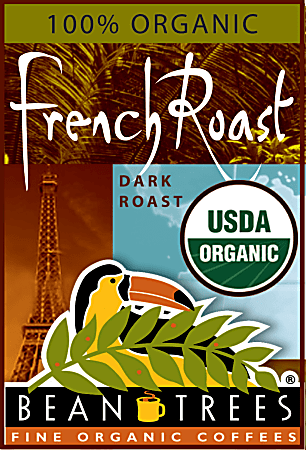 Beantrees Organic Ground Coffee, French Roast, 12 Oz Per Bag