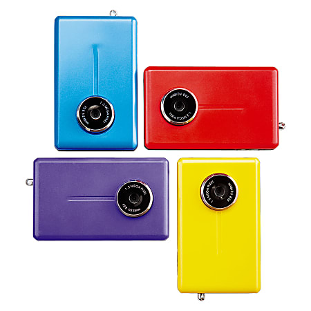 Digital Video Camera With Swivel Screen, White