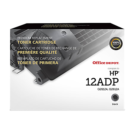 Hablar gramática esposa Office Depot Brand Remanufactured Black Toner Cartridge Replacement for HP  12A OD12AX2 - Office Depot