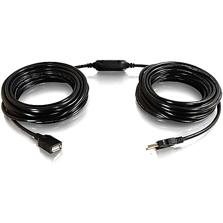 6 ft Black USB 2.0 Extension Cable A to A - M/F