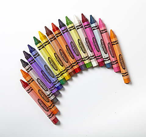 Anti-Roll Triangular Crayons 16 ct.