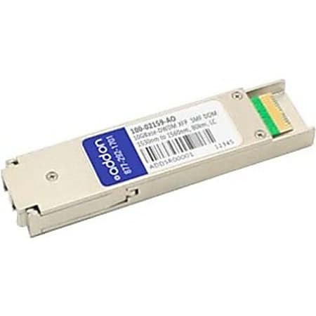 AddOn Calix 100-02159 Compatible TAA Compliant 10GBase-DWDM 100GHz XFP Transceiver (SMF, 1550.92nm, 80km, LC, DOM)
