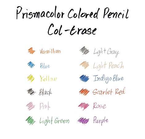 Prismacolor Col Erase Pencils Assorted Colors Box Of 12 Pencils - Office  Depot