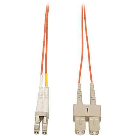 Eaton Tripp Lite Series Duplex Multimode 62.5/125 Fiber Patch Cable (LC/SC), 5M (16 ft.) - Patch cable - SC multi-mode (M) to LC multi-mode (M) - 5 m - fiber optic - duplex - 62.5 / 125 micron