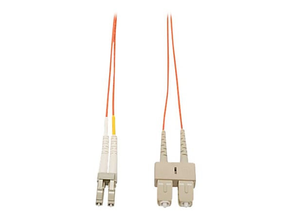 Eaton Tripp Lite Series Duplex Multimode 62.5/125 Fiber Patch Cable (LC/SC), 5M (16 ft.) - Patch cable - SC multi-mode (M) to LC multi-mode (M) - 5 m - fiber optic - duplex - 62.5 / 125 micron