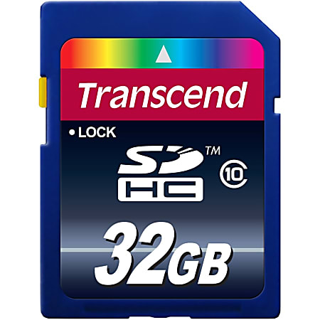 Transcend TS32GSDHC10 32 GB Class 10 SDHC - Class 10 - 1 Card