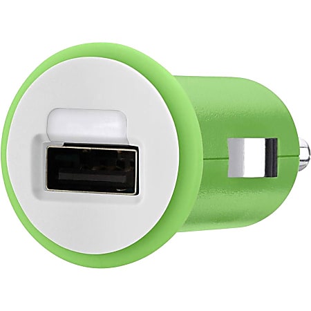 Belkin® MIXIT 10-Watt Car Charger, Green